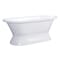 Aqua Eden Pedestal Bathtubs, 60 L, 30.69 W, White, Cast Iron VCTND603024 - alternate 1